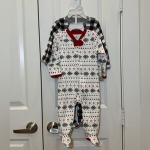 Honest Christmas Zip Up Pajamas